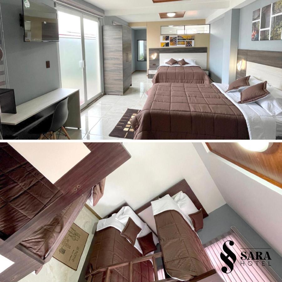Sara Hotel Ibarra Bagian luar foto