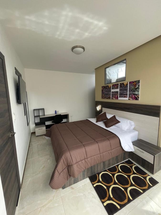 Sara Hotel Ibarra Bagian luar foto