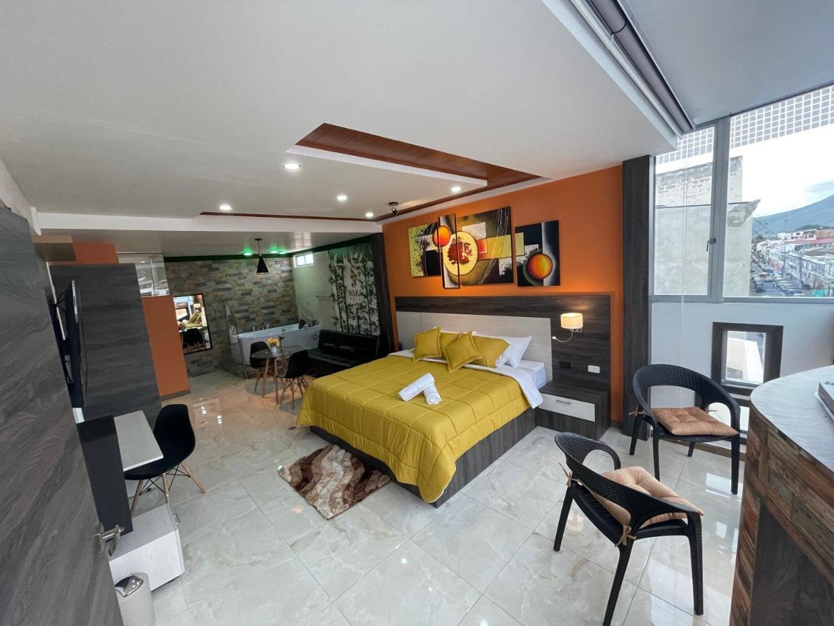 Sara Hotel Ibarra Bagian luar foto