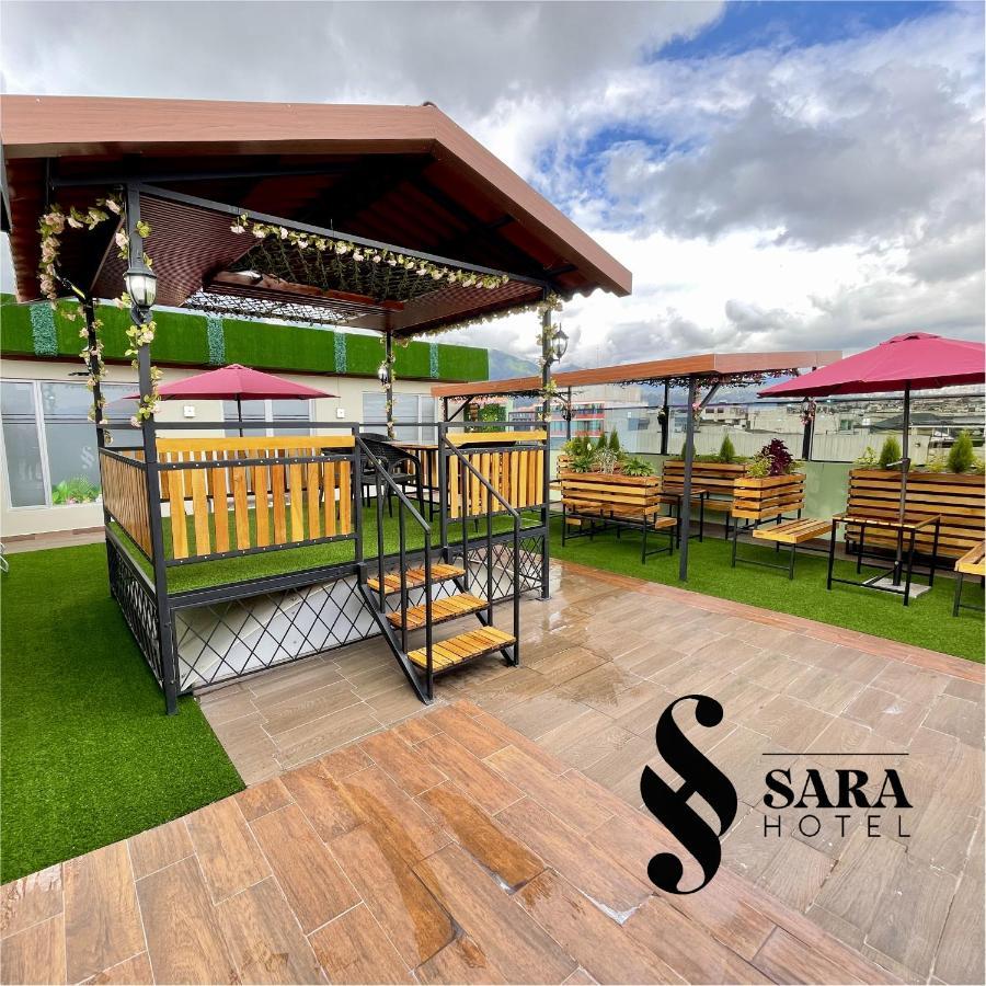 Sara Hotel Ibarra Bagian luar foto