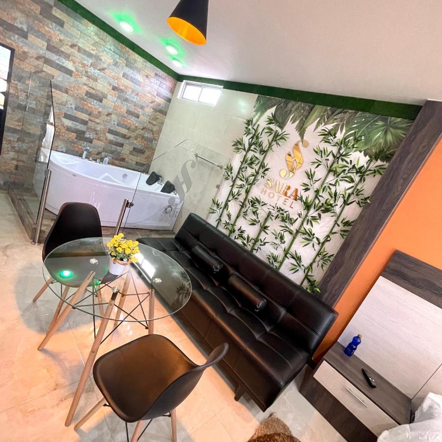 Sara Hotel Ibarra Bagian luar foto
