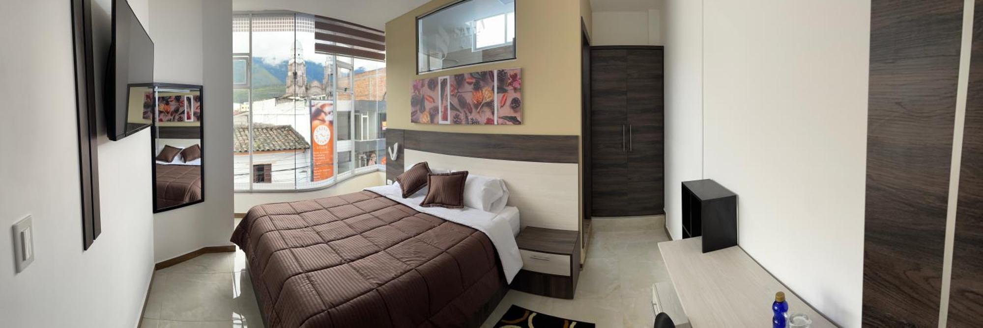 Sara Hotel Ibarra Bagian luar foto