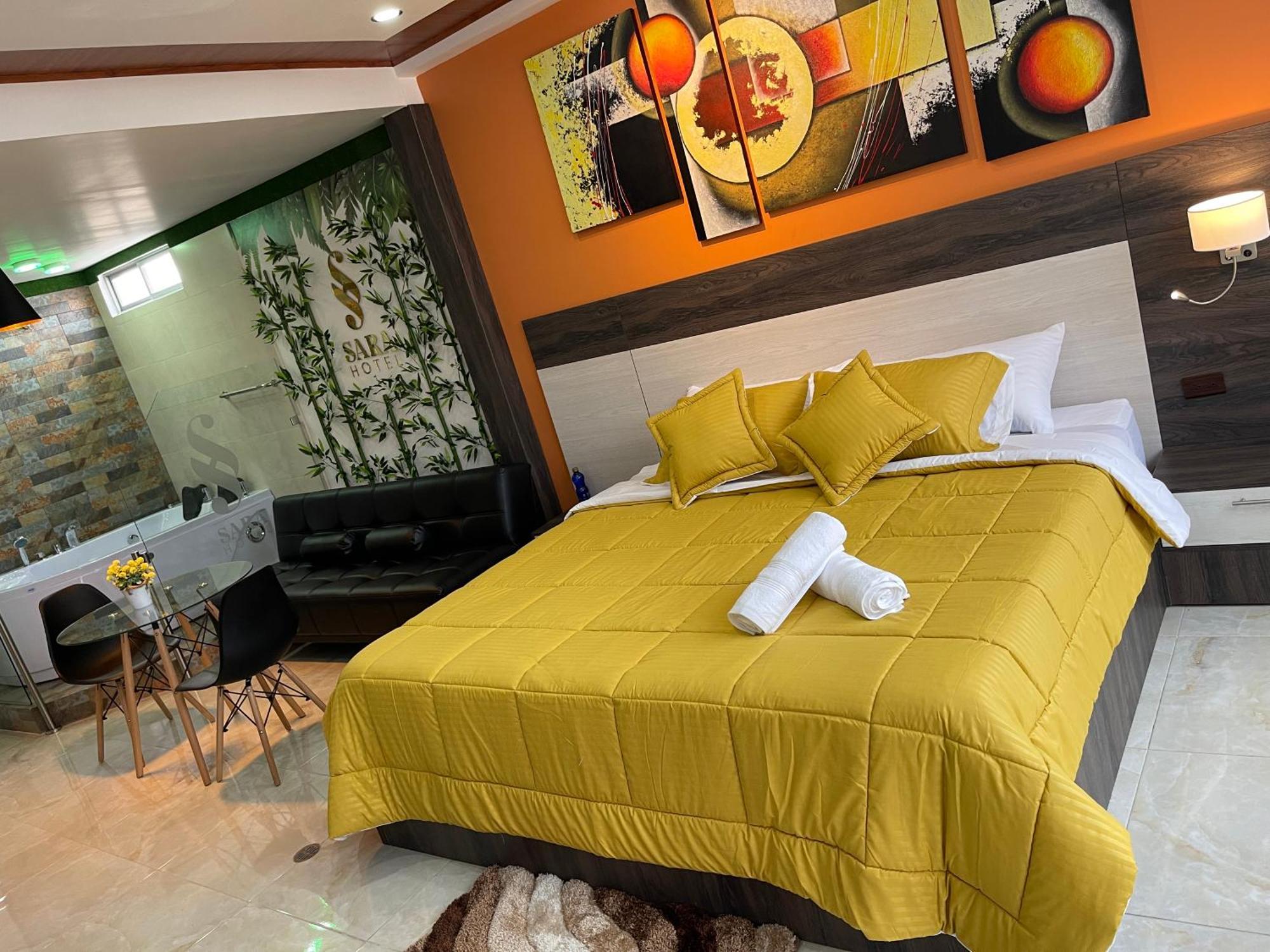 Sara Hotel Ibarra Bagian luar foto